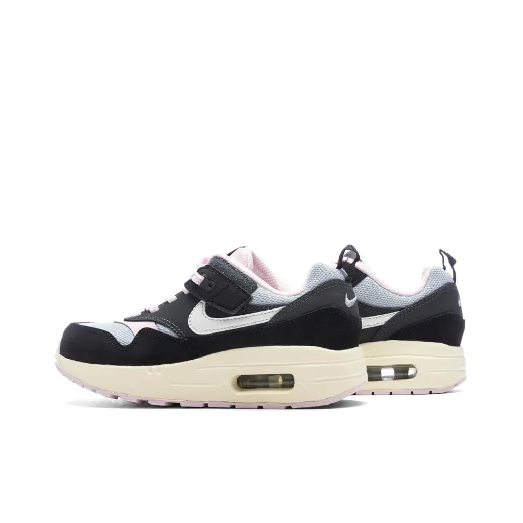 Air Max 1 EZ (PS) 'Pink Foam' - Black/Summit White/Anthracite