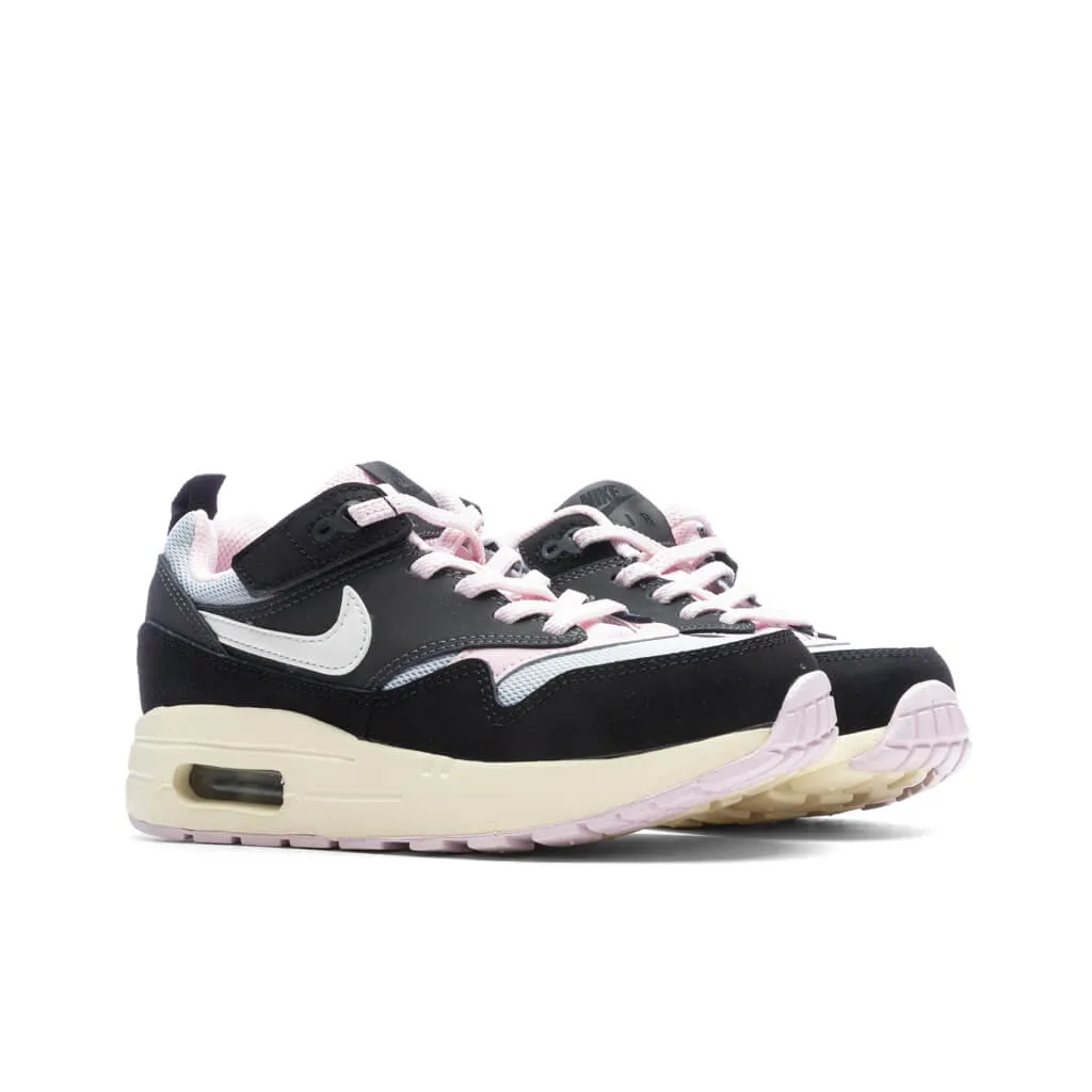 Air Max 1 EZ (PS) 'Pink Foam' - Black/Summit White/Anthracite