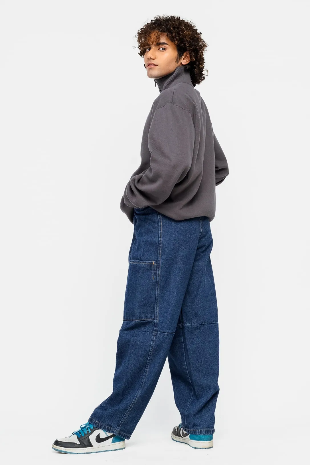 Baggy Carrot Blue Men's Jeans