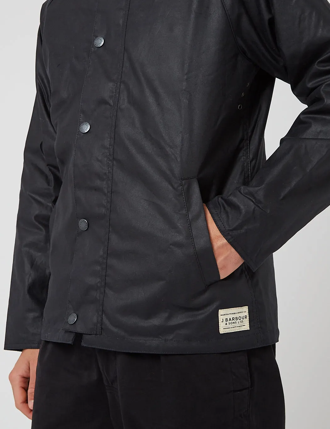 Barbour Gelbin Wax Jacket - Navy Blue