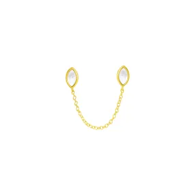 CASSIA CHAIN STUDS GOLD