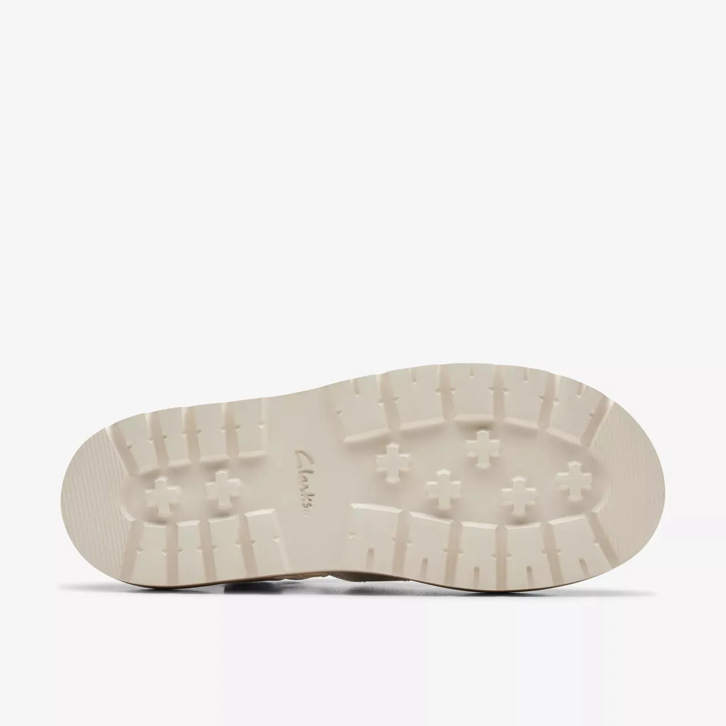 Clarks Orianna Twist Off White Leather Sandals