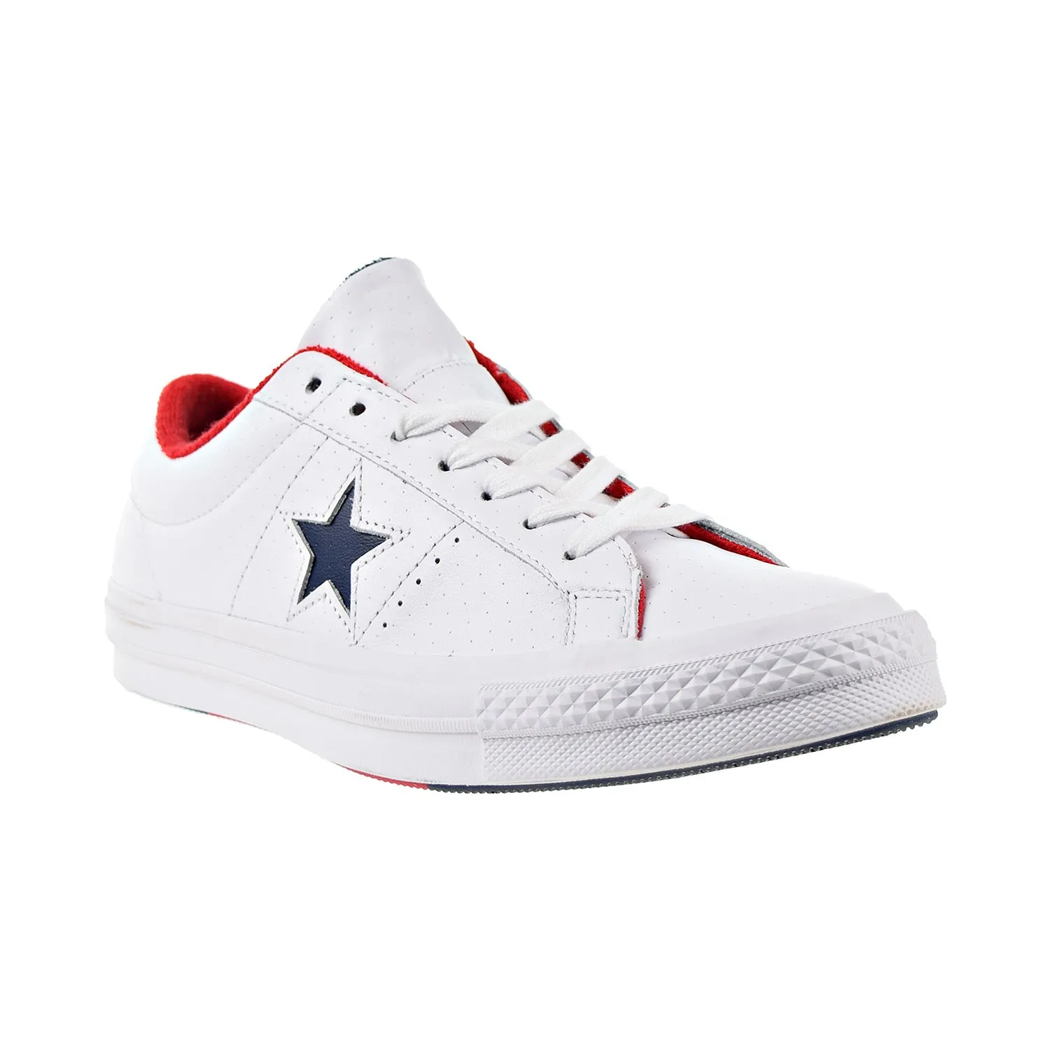 Converse One Star Ox Men's Shoes White-Athletic Navy