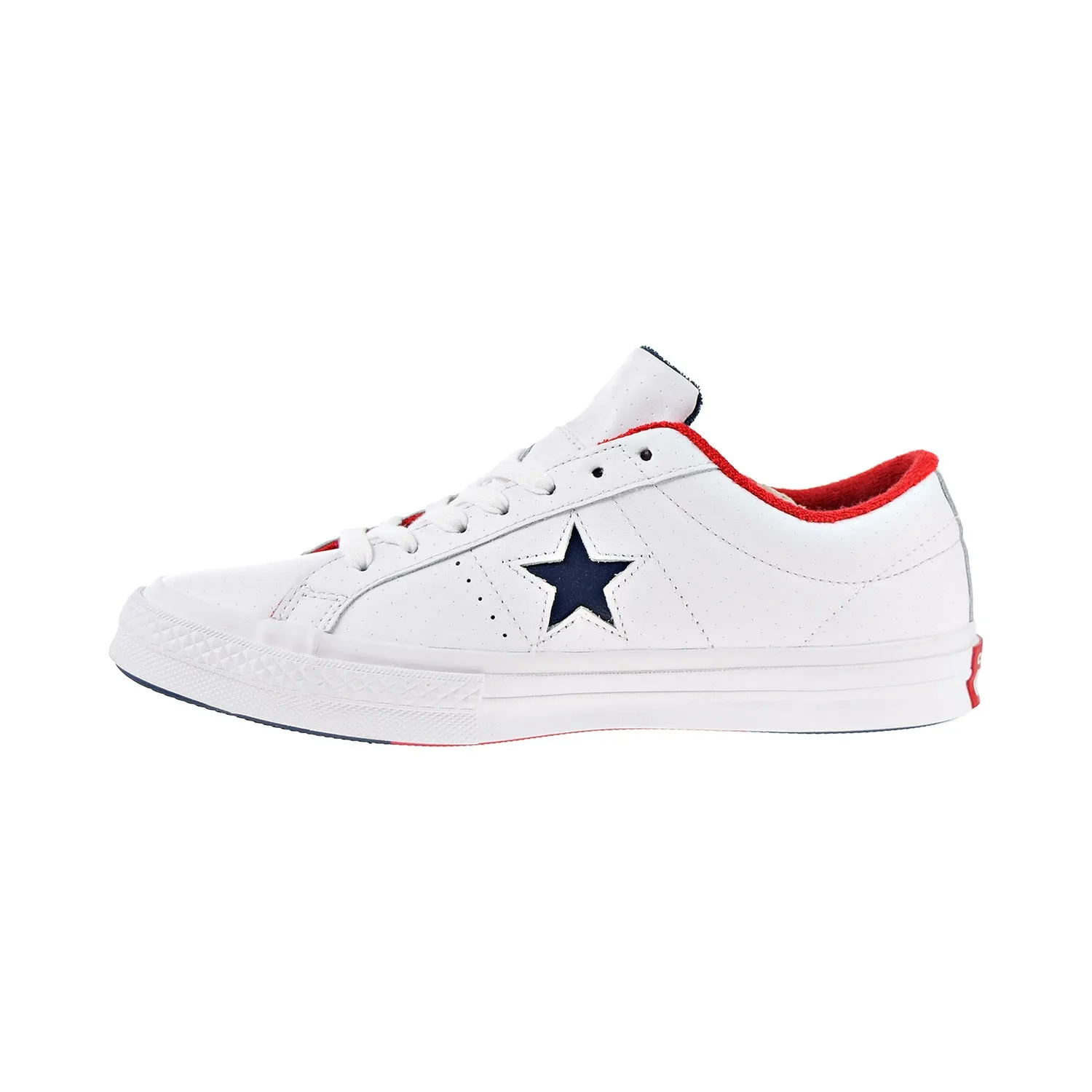 Converse One Star Ox Men's Shoes White-Athletic Navy