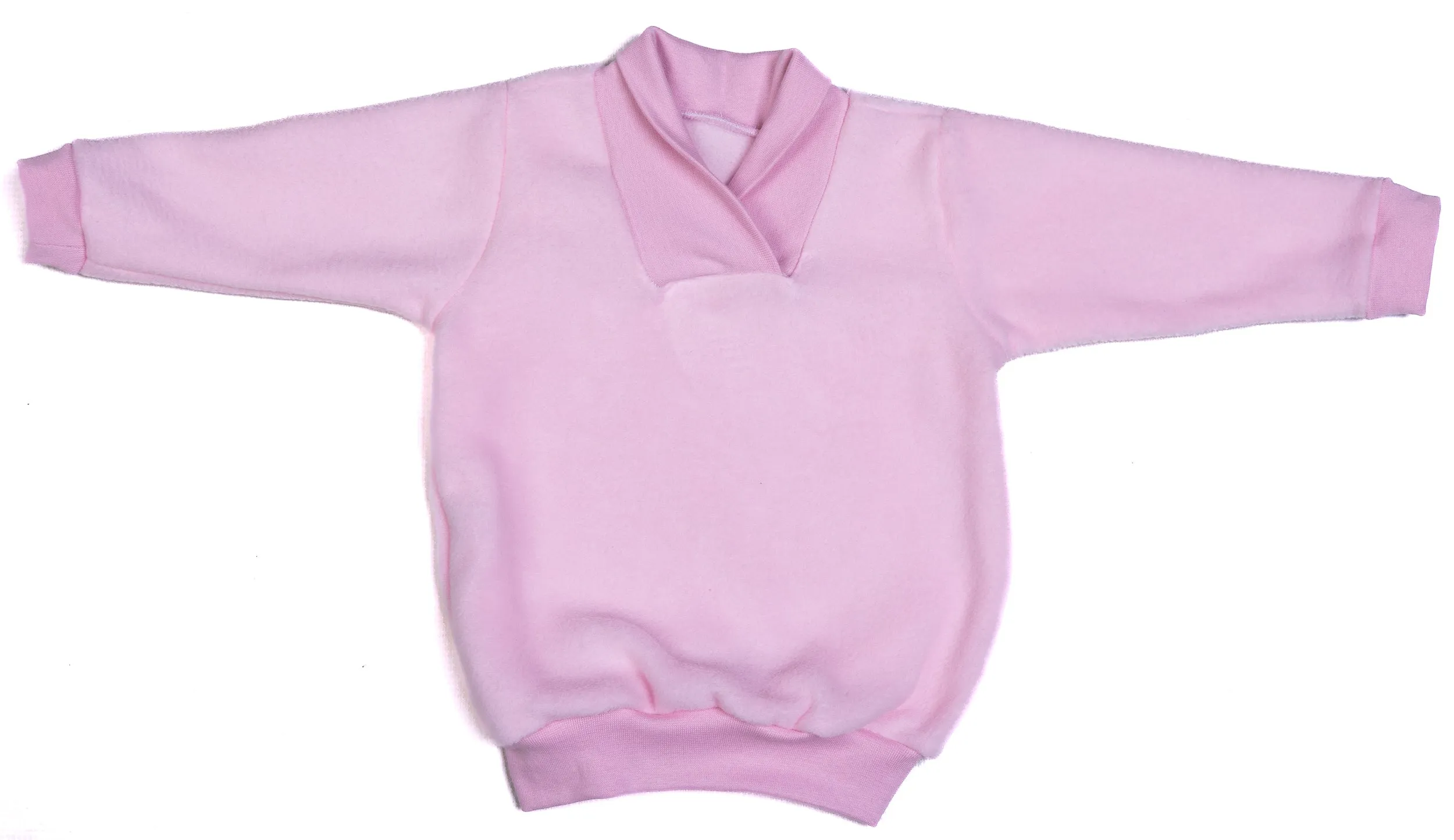 Crossover Collar Polar Baby Sweatshirt