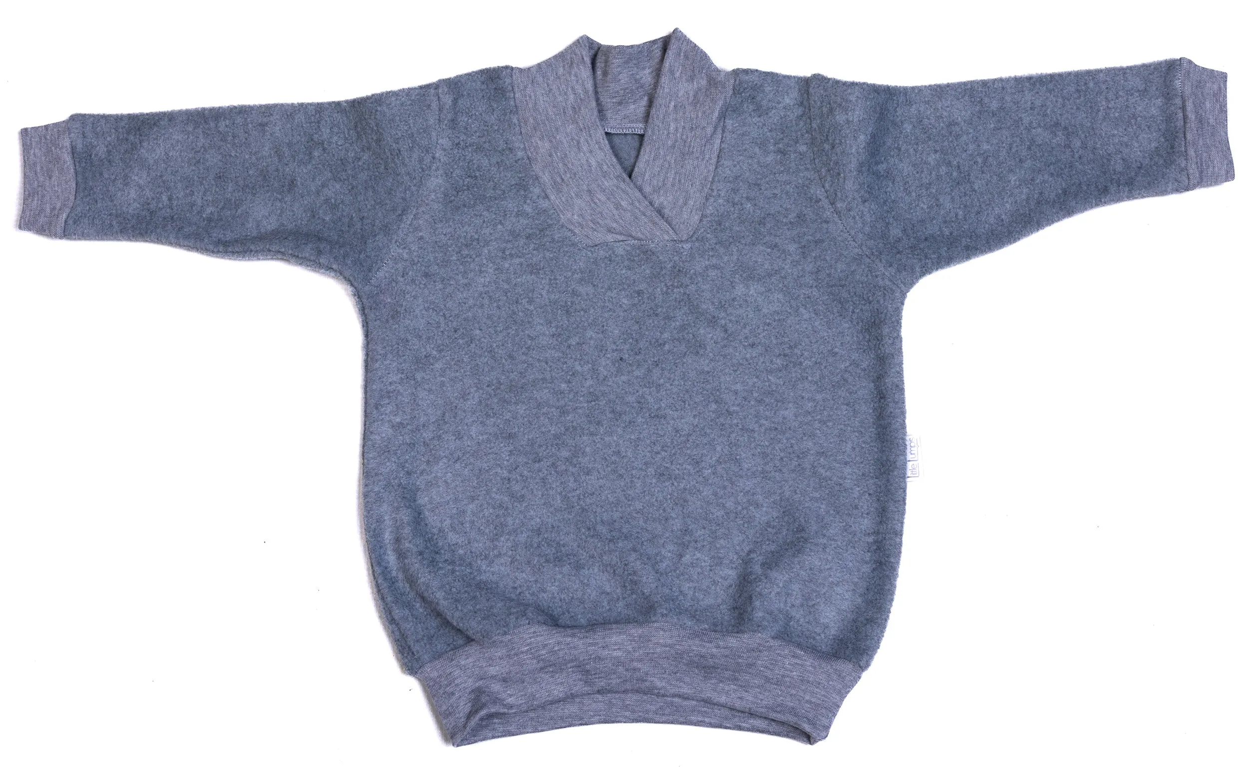 Crossover Collar Polar Baby Sweatshirt