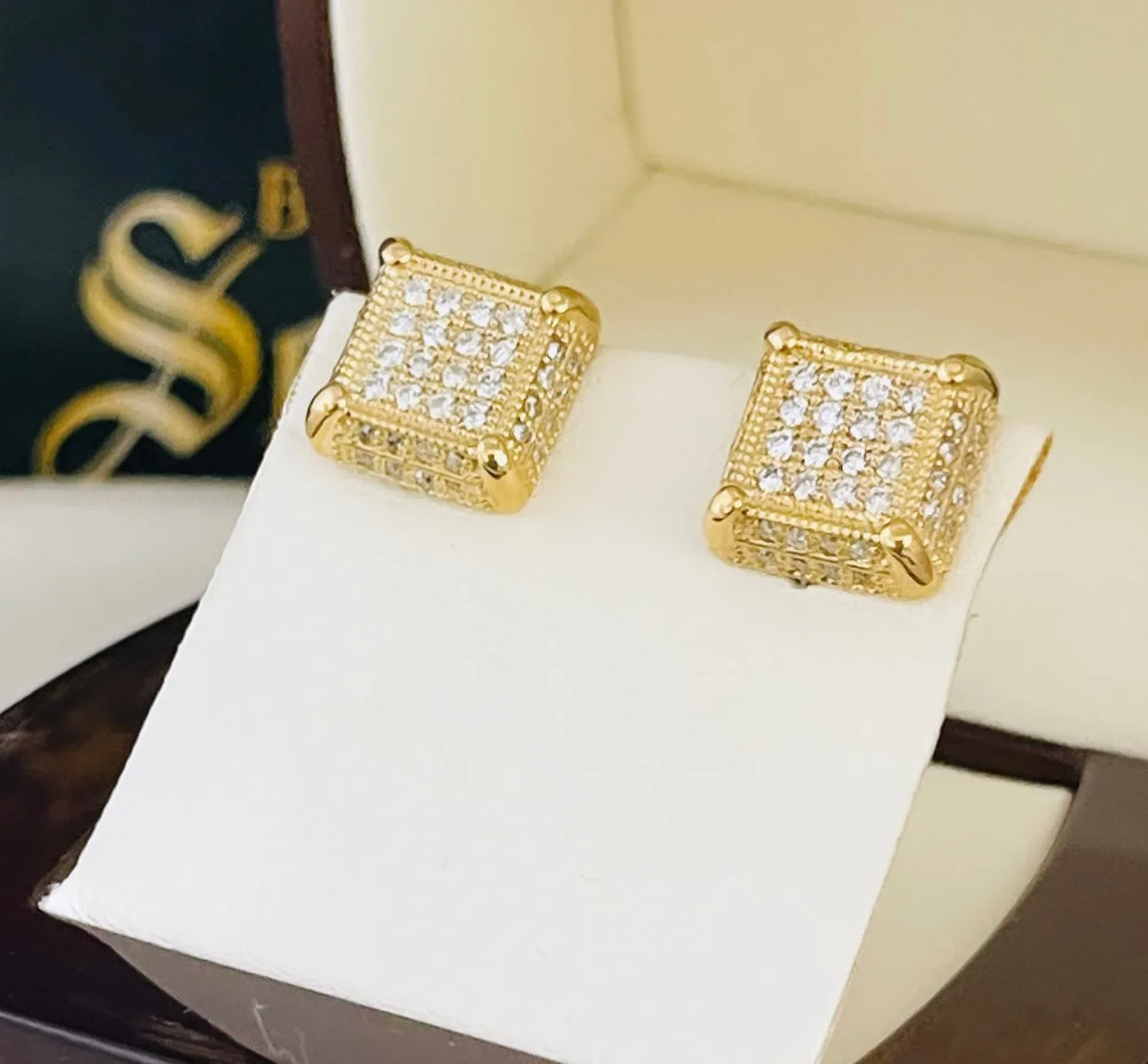 David diamond earrings