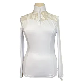 Equisite 'Alice' Shirt in White - Women's XL