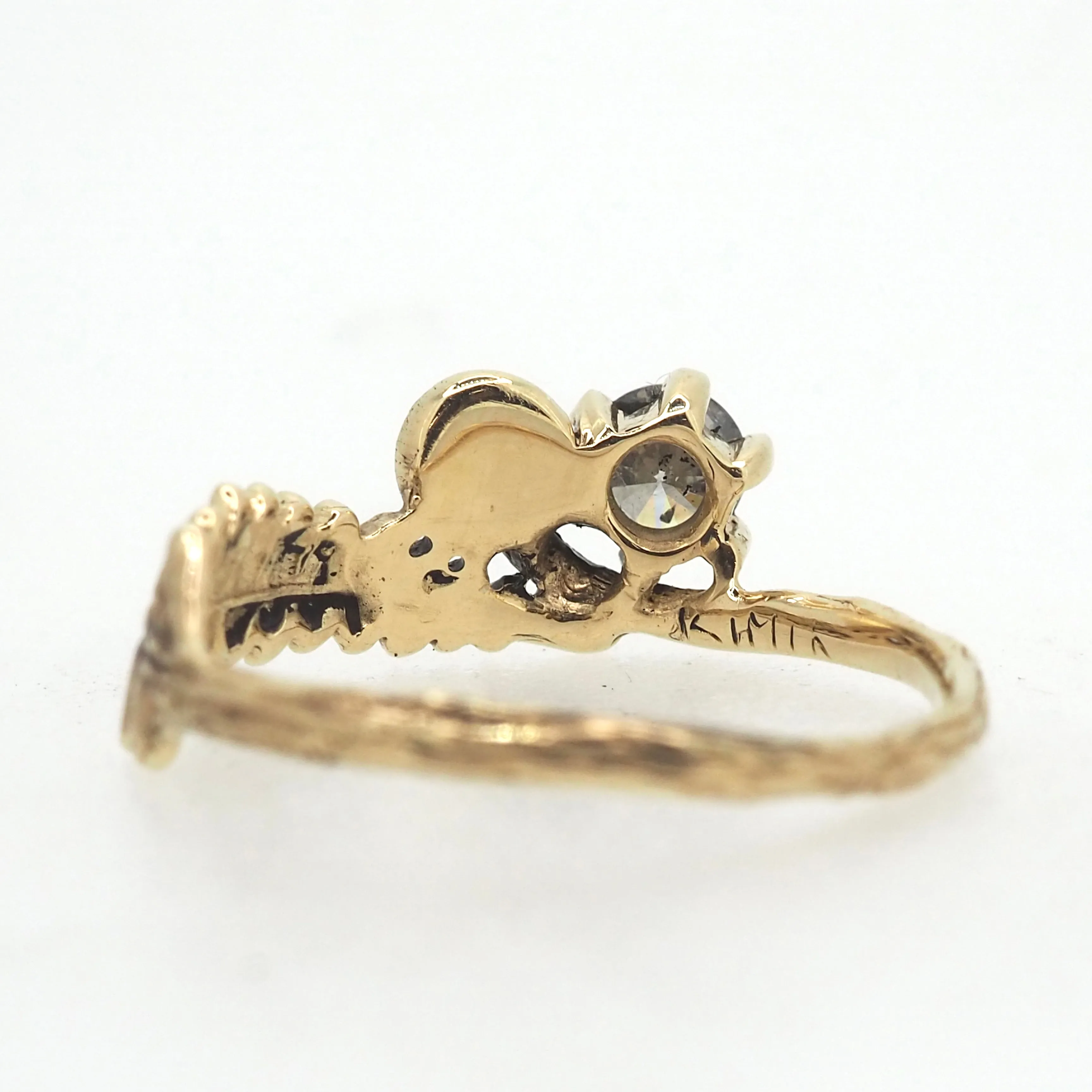 Fern and mushroom ring