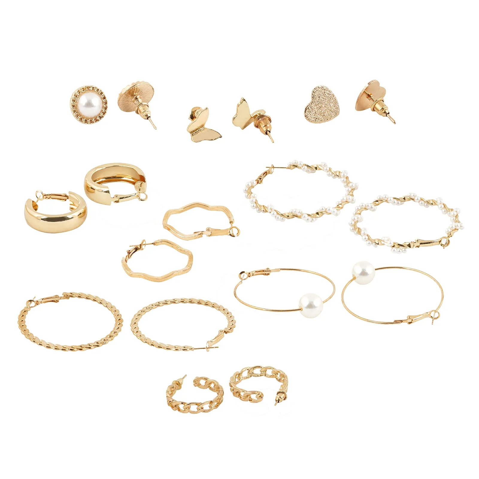 Goldy-Locks Earring Set