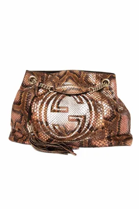 Gucci Soho Python Shoulder Bag