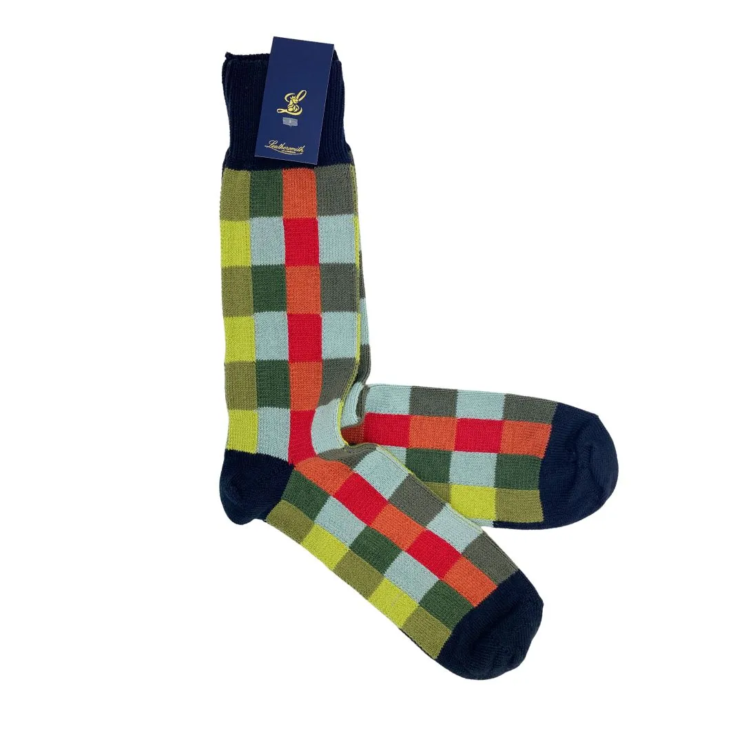 HARLEQUIN SOCK NAVY BRIGADE