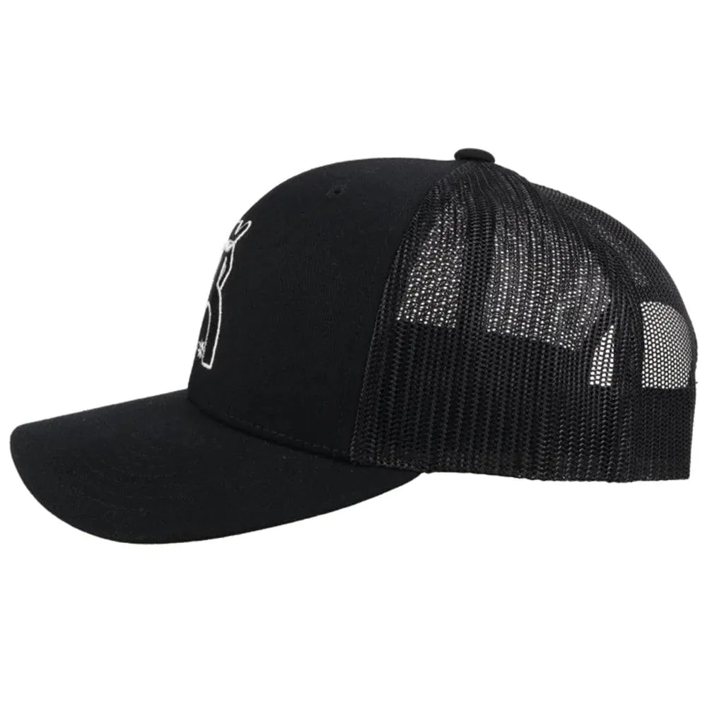 HOOEY PUNCHY SNAPBACK BLACK HAT