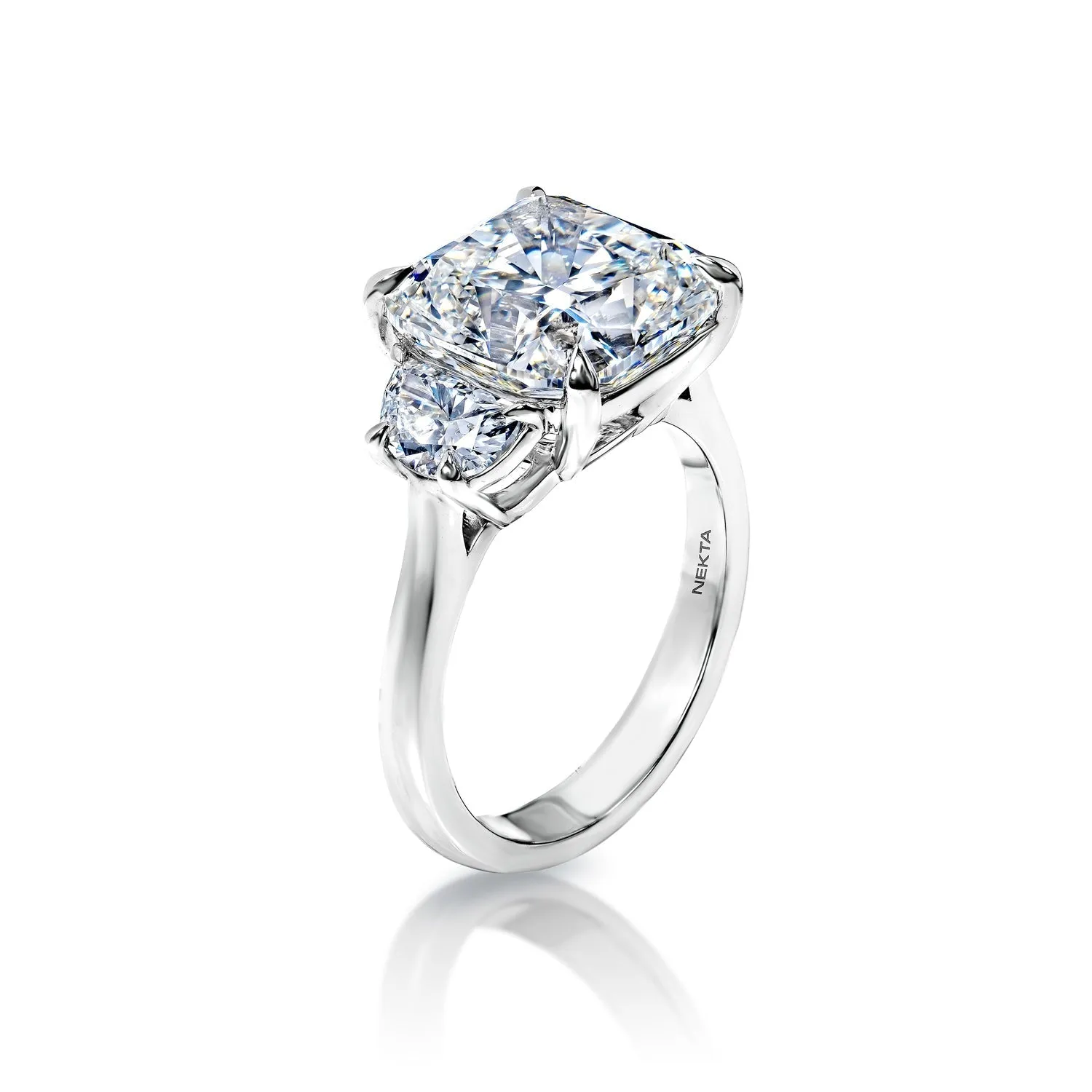 Lurlene 9 Carat G VVS2 Cushion Cut Lab Grown Diamond Engagement Ring in Platinum. IGI Certified