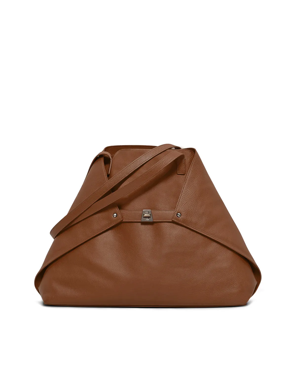 Medium Ai Cervocalf Leather Shoulder Bag