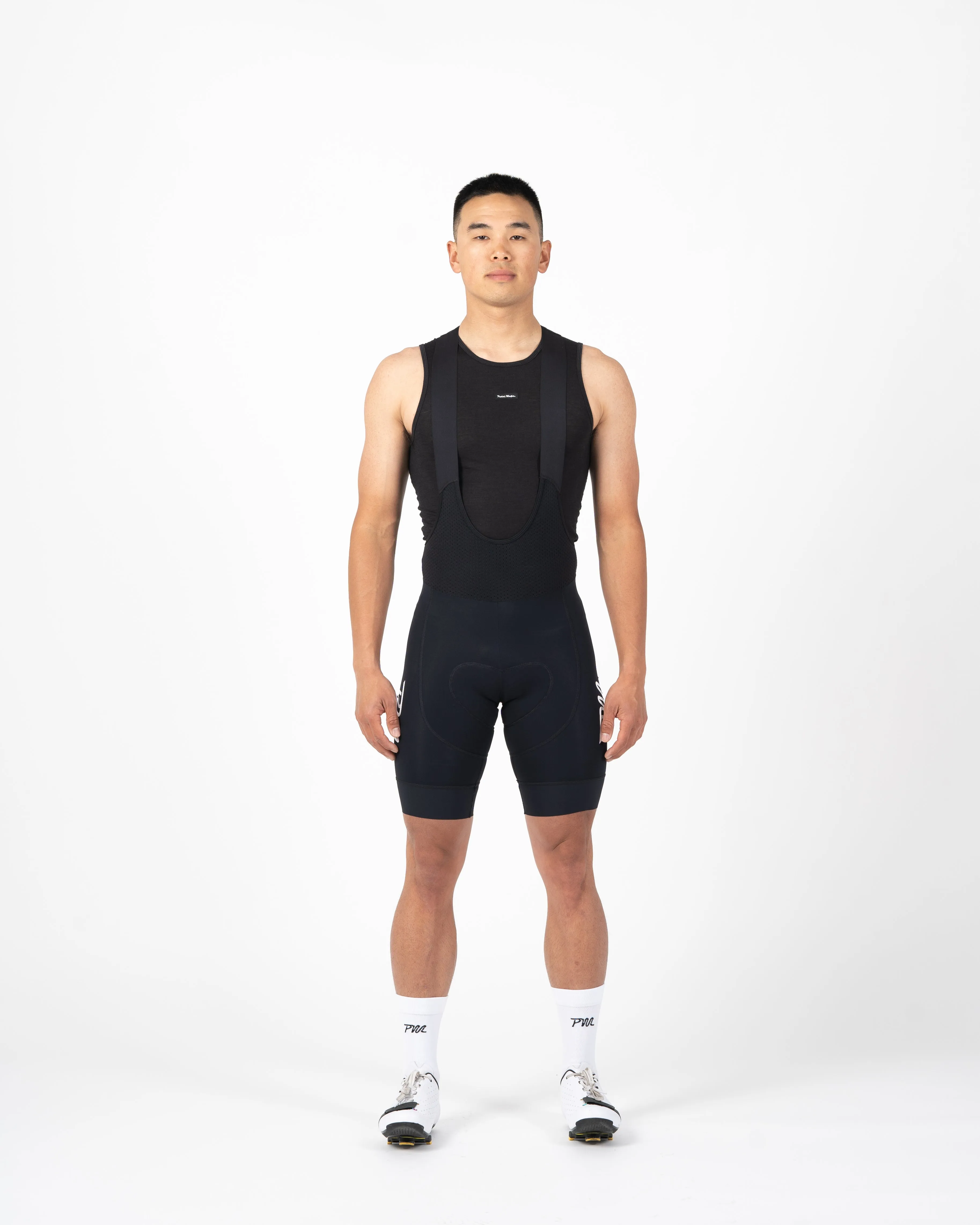 Mens Pro Bib - Black White