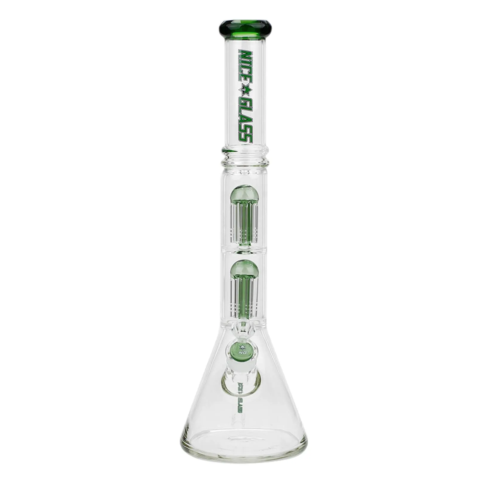 NG - 19"Double 6-Arm Tree Beaker Bong