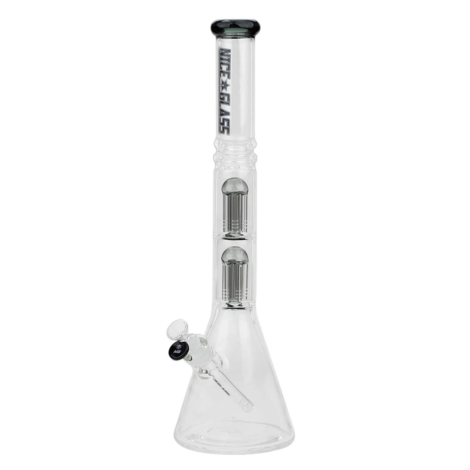 NG - 19"Double 6-Arm Tree Beaker Bong