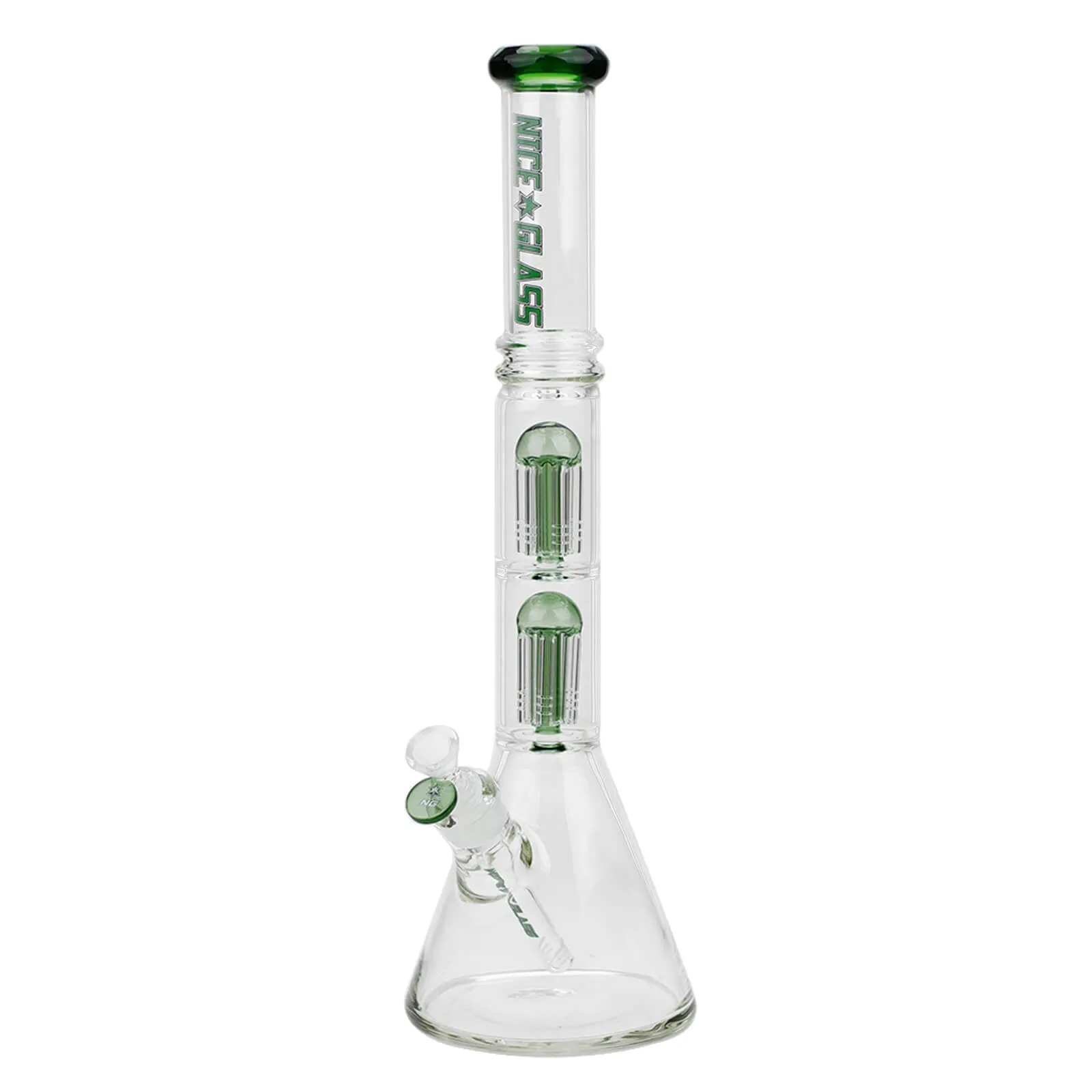 NG - 19"Double 6-Arm Tree Beaker Bong