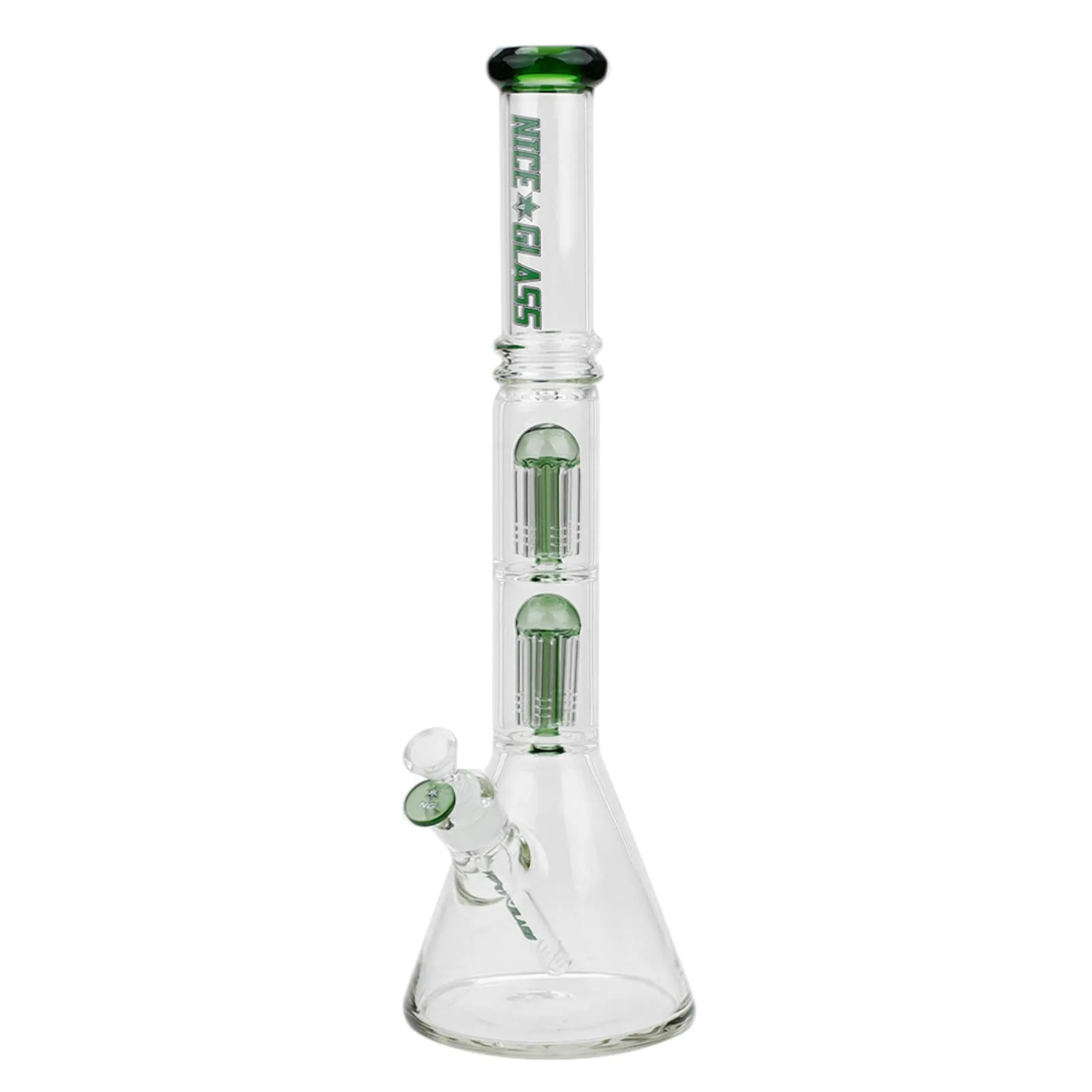 NG - 19"Double 6-Arm Tree Beaker Bong