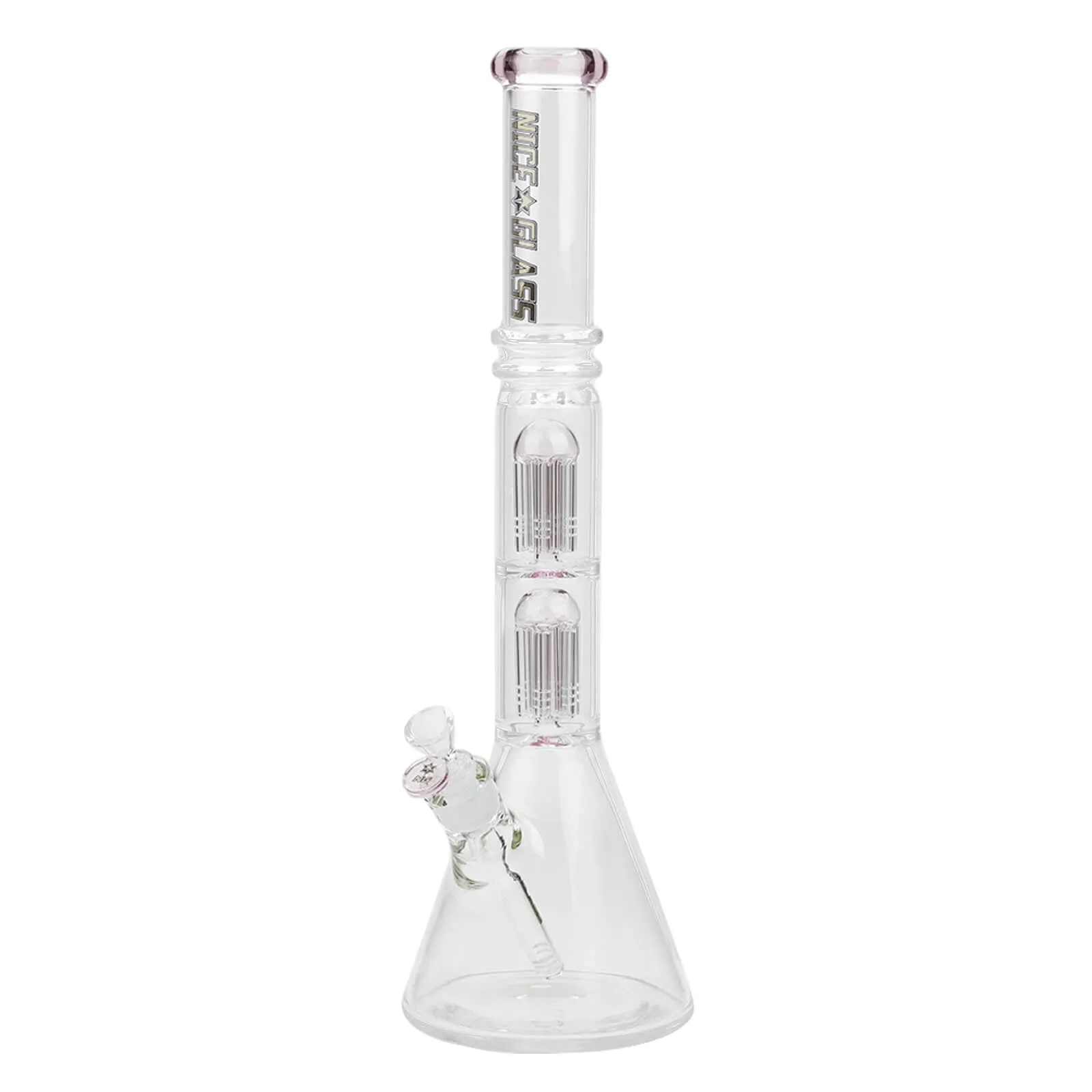 NG - 19"Double 6-Arm Tree Beaker Bong