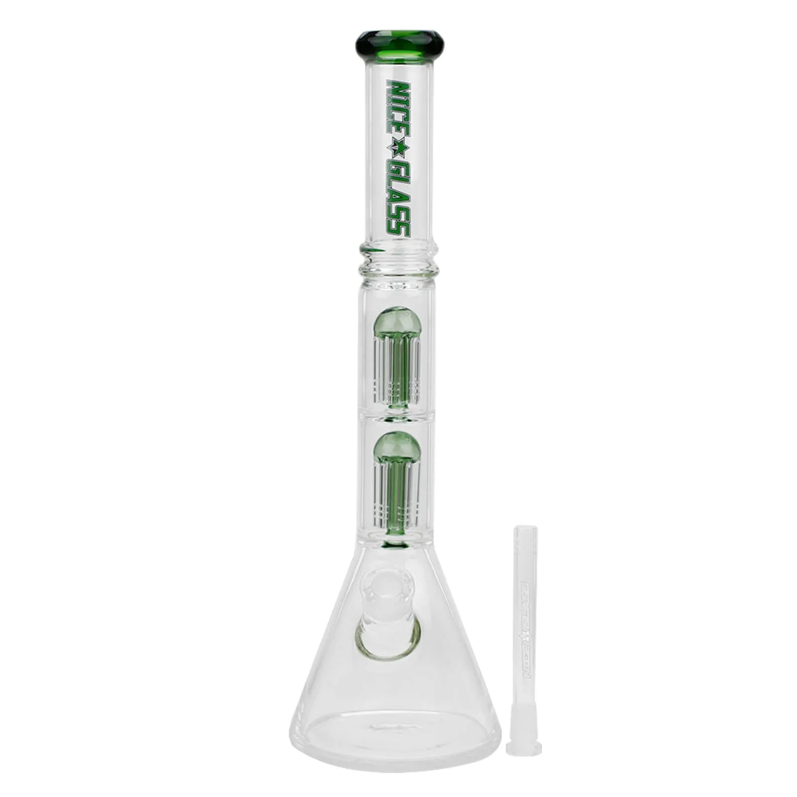 NG - 19"Double 6-Arm Tree Beaker Bong