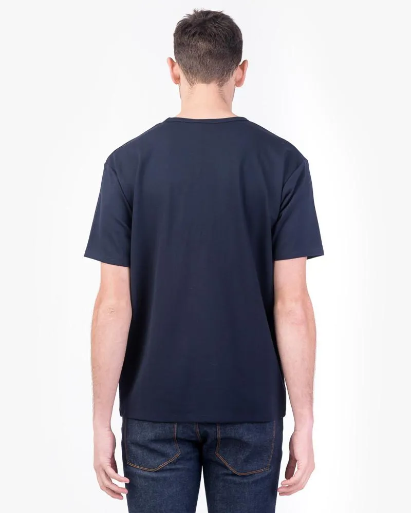 Niagara Pique Tee in Navy