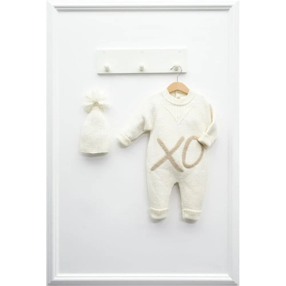 Nipperland Baby XO Strick-Overall-6409