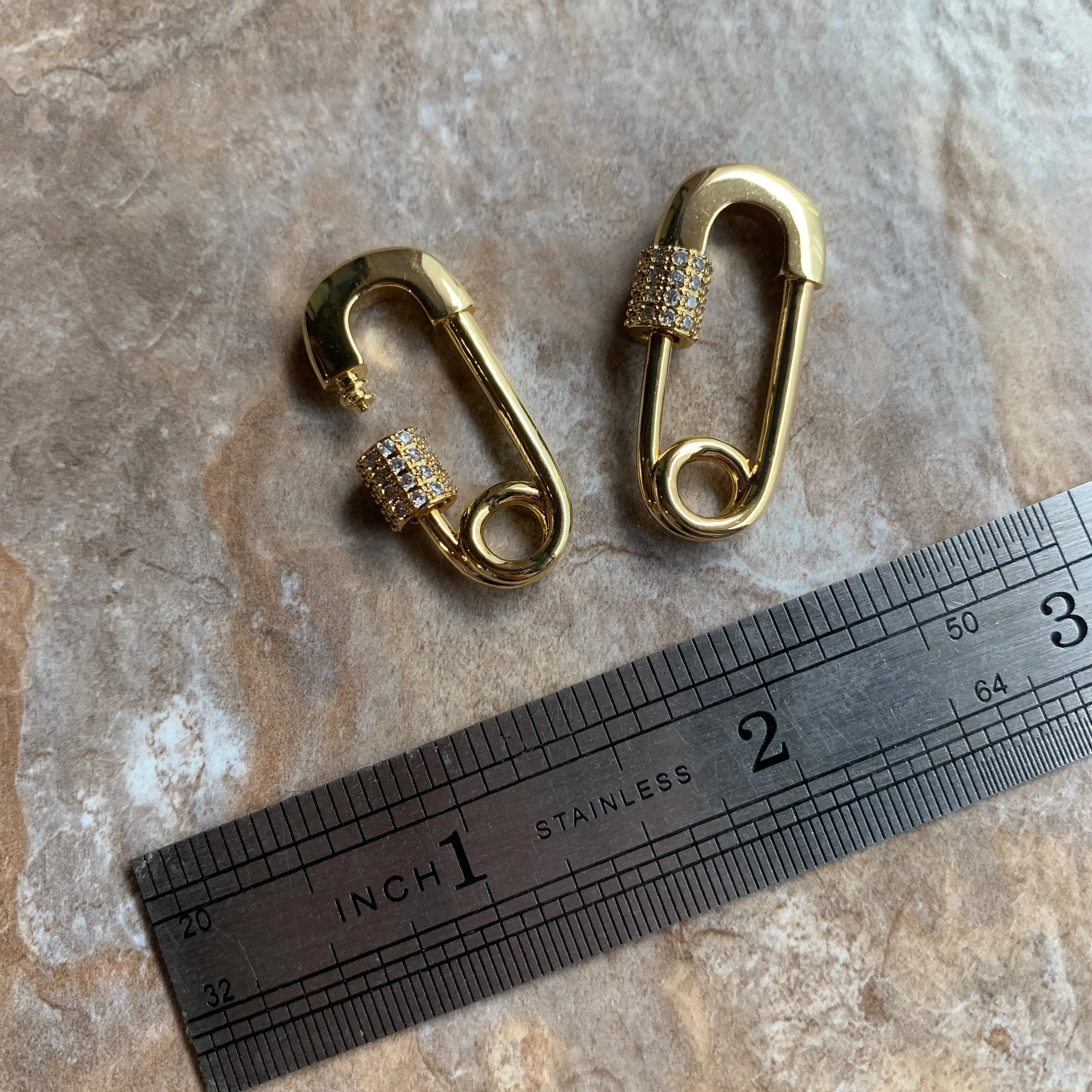 Pavé Locks and Clasps