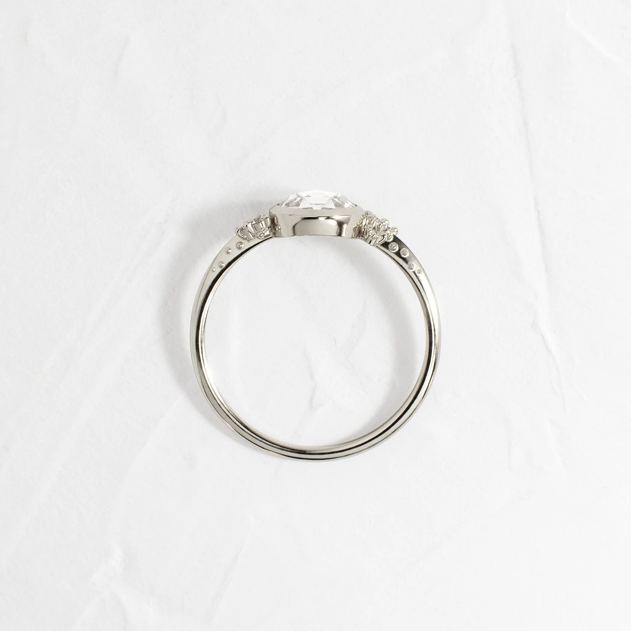 Pensive Ring, Rose Cut