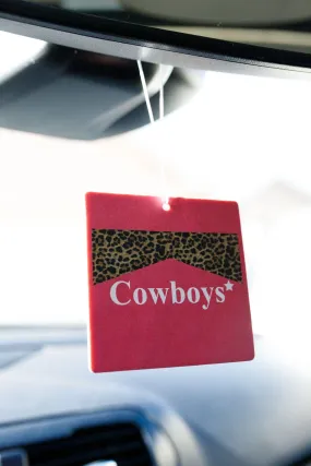 Pink Cowboys Air Freshener Single