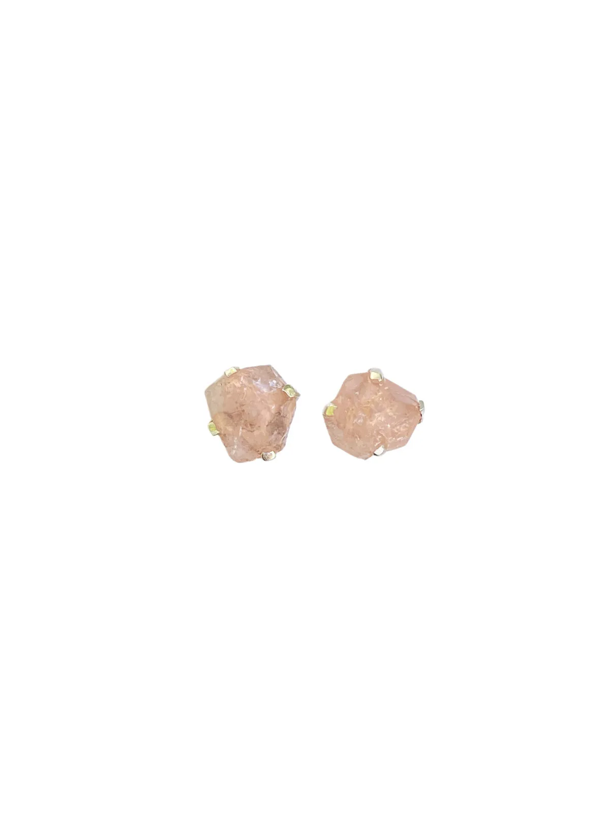 Rose Quartz Nugget Posts