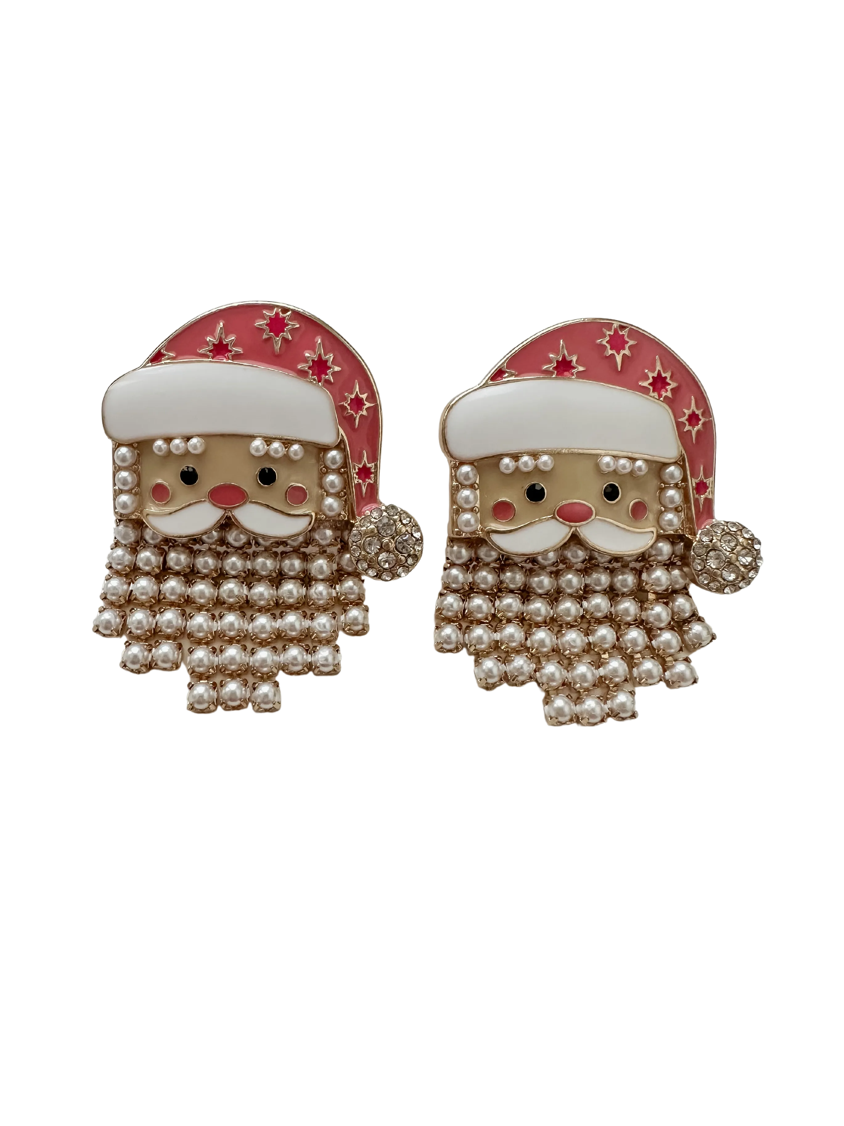 Santa Pearl Studs