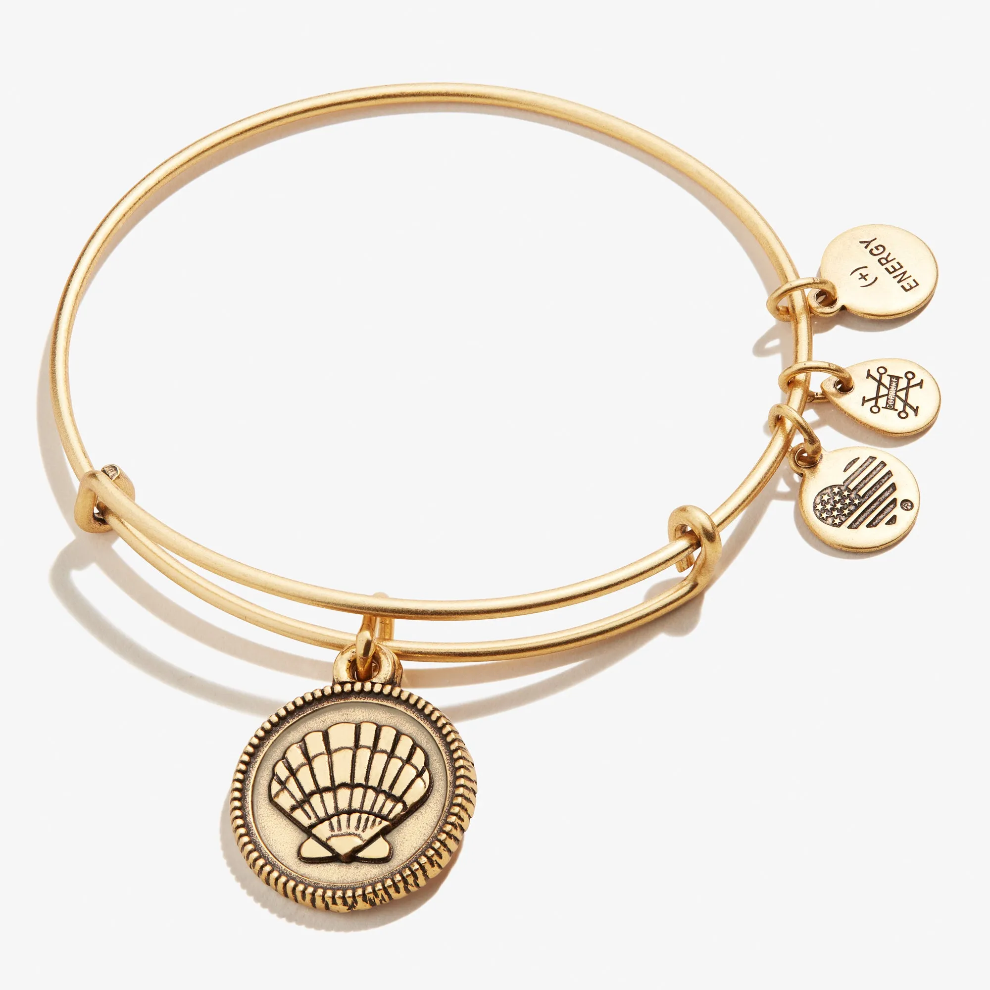 Seashell Charm Bangle