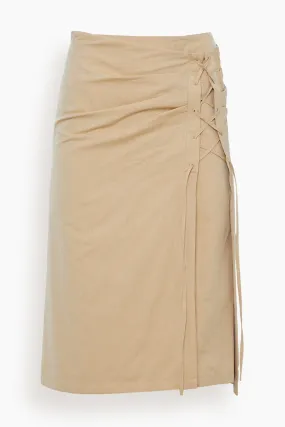 Siamo Skirt in Beige