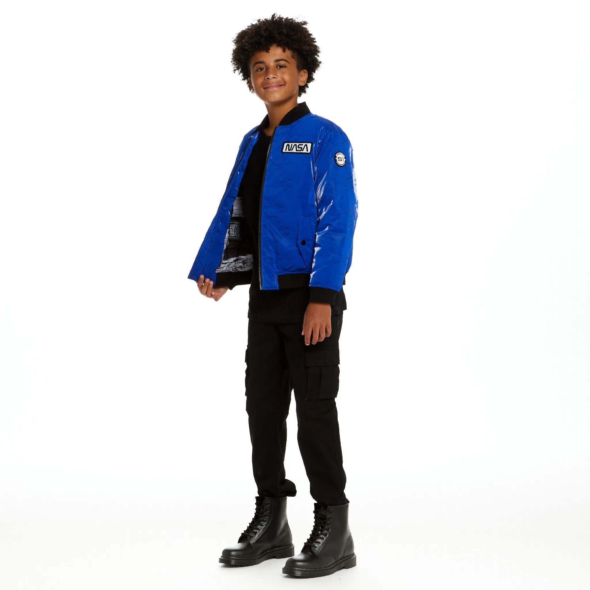 SPACEONE x Andy & Evan | NASA Apollo 11 Bomber | Astronaut Blue