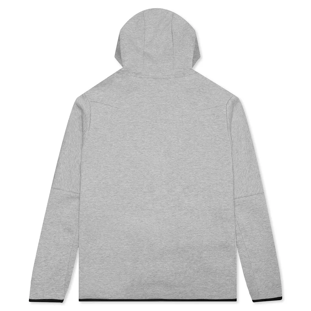 Sportswear Tech Fleece Full Zip Up Hoodie - Dark Grey Heather