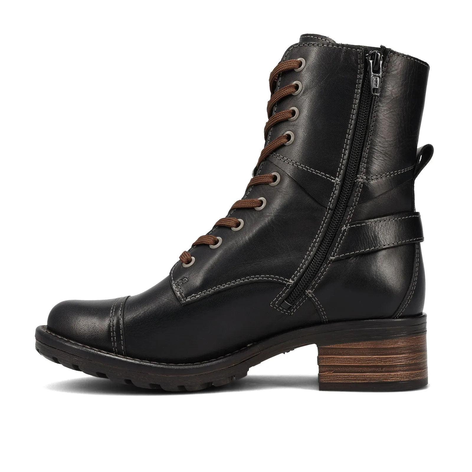 Taos Crave Lace Up Mid Boot (Women) - Classic Black