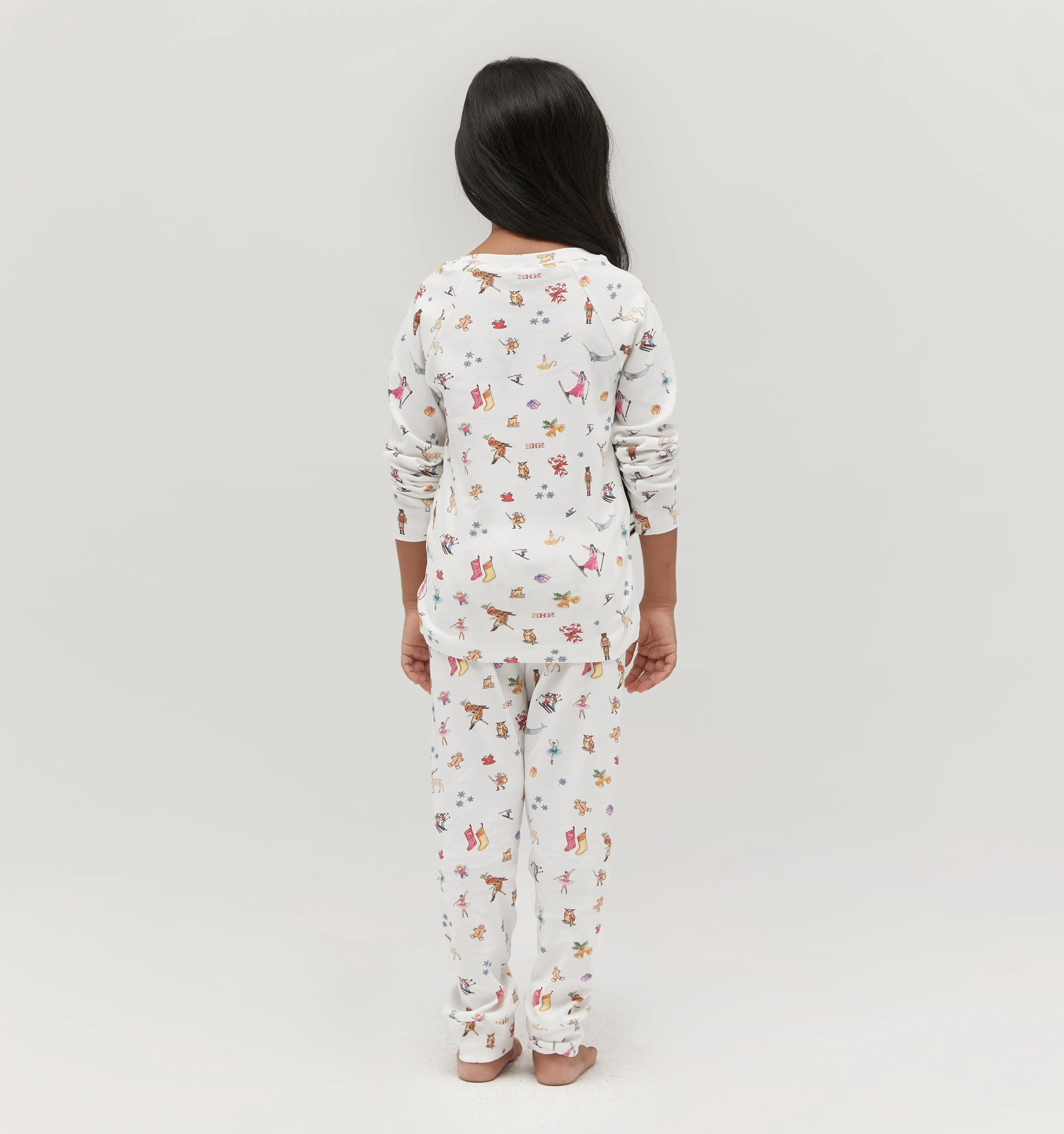 The Tiny Holiday Pajama Set - Skier’s Delight