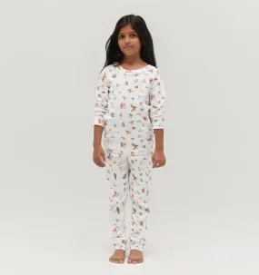 The Tiny Holiday Pajama Set - Skier’s Delight