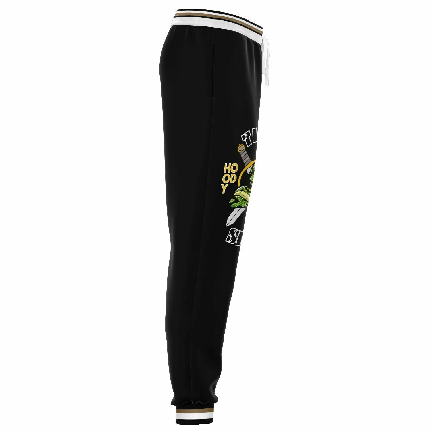 THS Snake Bite Eco-Poly Joggers in Black