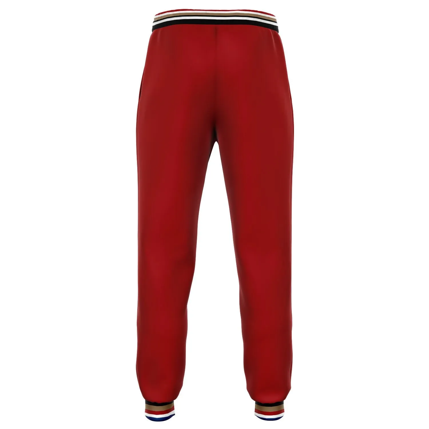 THS Snake Bite Fleece Joggers in Red