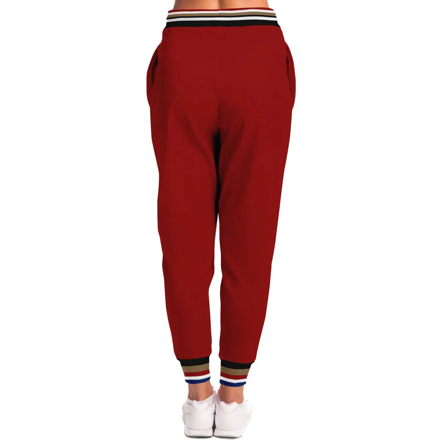 THS Snake Bite Fleece Joggers in Red