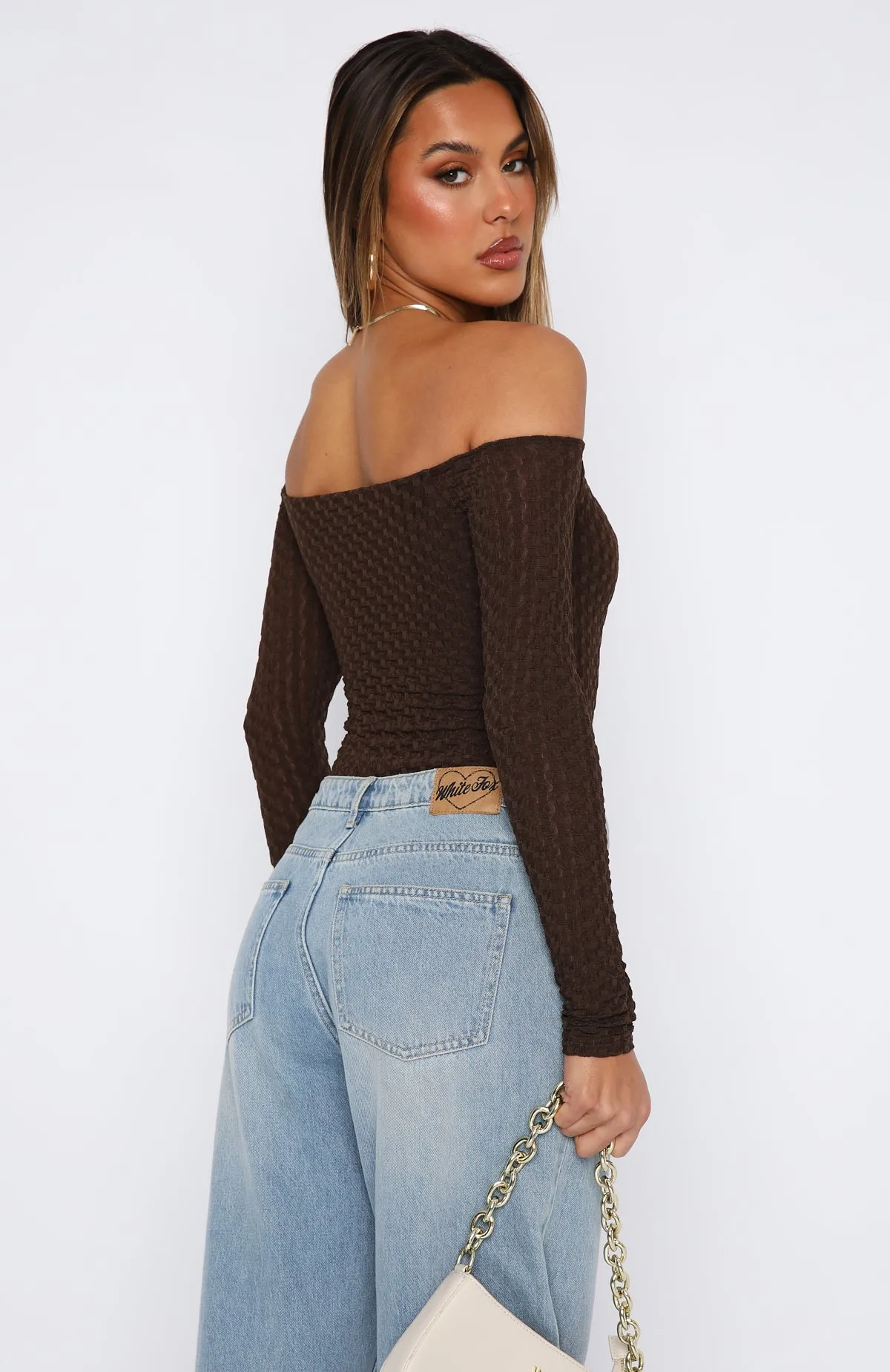 Twenty Eight Long Sleeve Bodysuit Chocolate