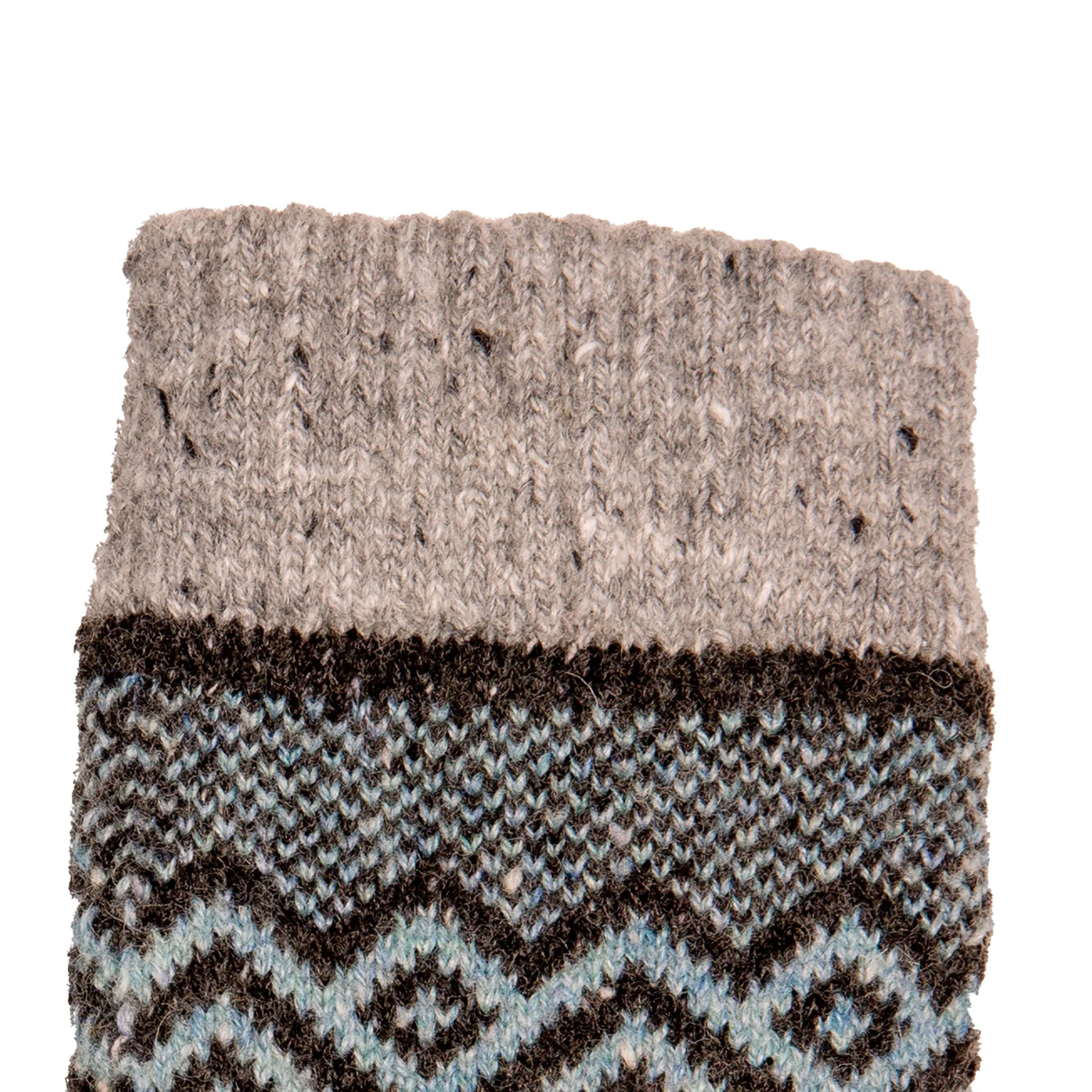 Women’s Knitted Gloves with Geometric Pattern